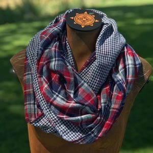 Plaid Infinity Scarf